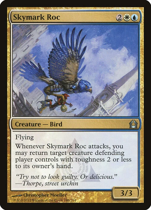Skymark Roc, carta Magic di tipo Creature — Bird illustrata da Christopher Moeller