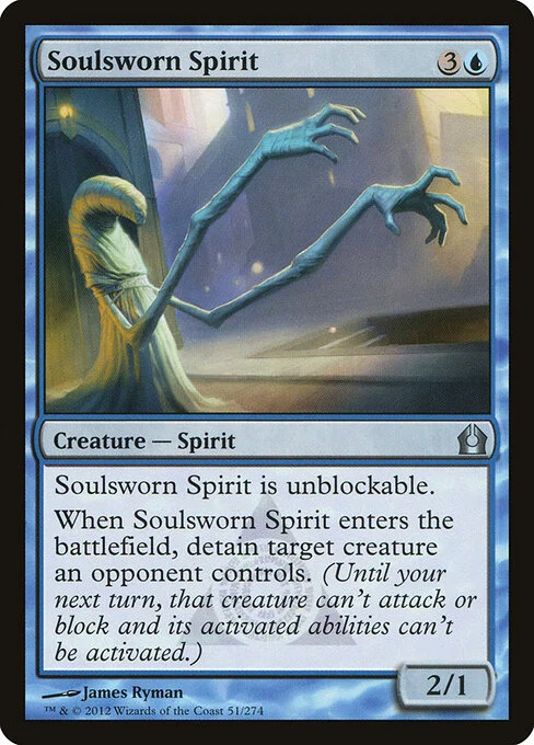 Soulsworn Spirit, carta Magic di tipo Creature — Spirit illustrata da James Ryman