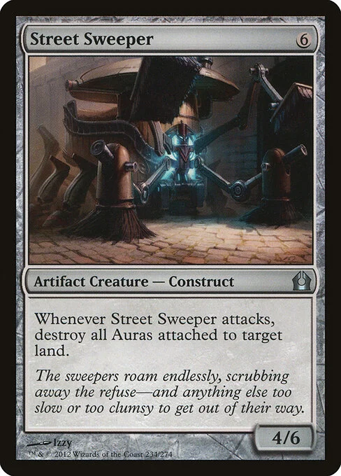 Street Sweeper, carta Magic di tipo Artifact Creature — Construct illustrata da Izzy