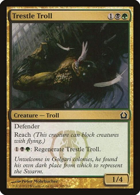 Trestle Troll, carta Magic di tipo Creature — Troll illustrata da Peter Mohrbacher
