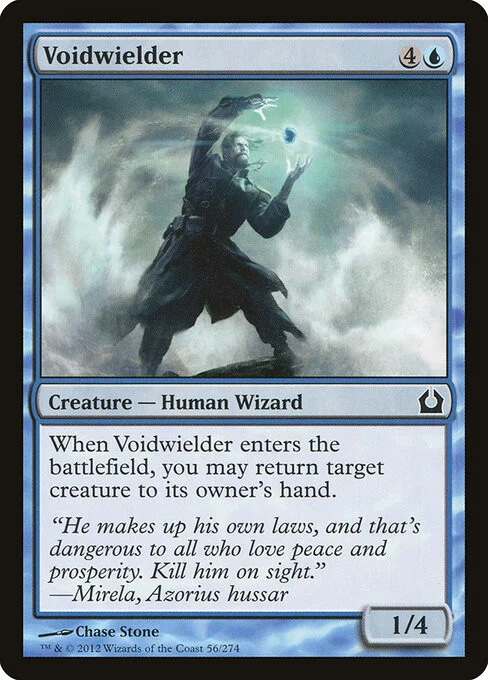 Voidwielder, carta Magic di tipo Creature — Human Wizard illustrata da Chase Stone