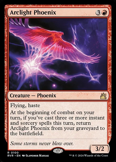 Arclight Phoenix, carta Magic di tipo Creature — Phoenix illustrata da Slawomir Maniak