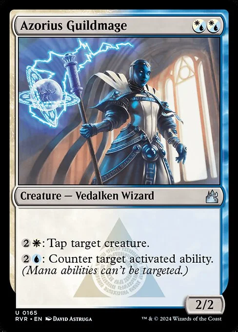 Azorius Guildmage, carta Magic di tipo Creature — Vedalken Wizard illustrata da David Astruga