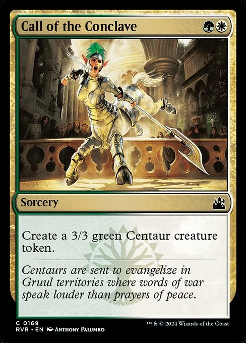 Call of the Conclave, carta Magic di tipo Sorcery illustrata da Anthony Palumbo