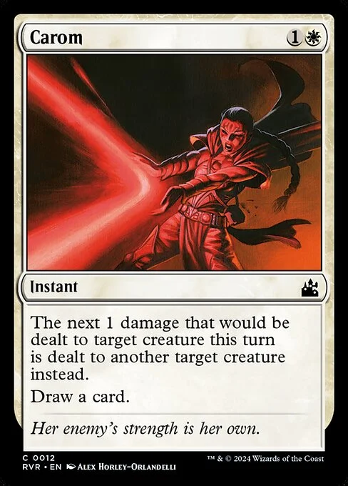 Carom, carta Magic di tipo Instant illustrata da Alex Horley-Orlandelli