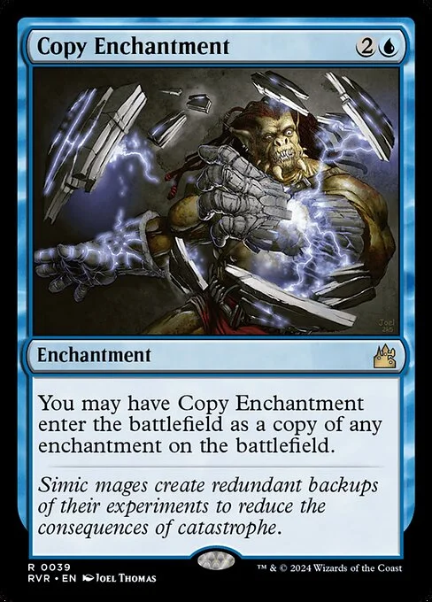 Copy Enchantment, carta Magic di tipo Enchantment illustrata da Joel Thomas