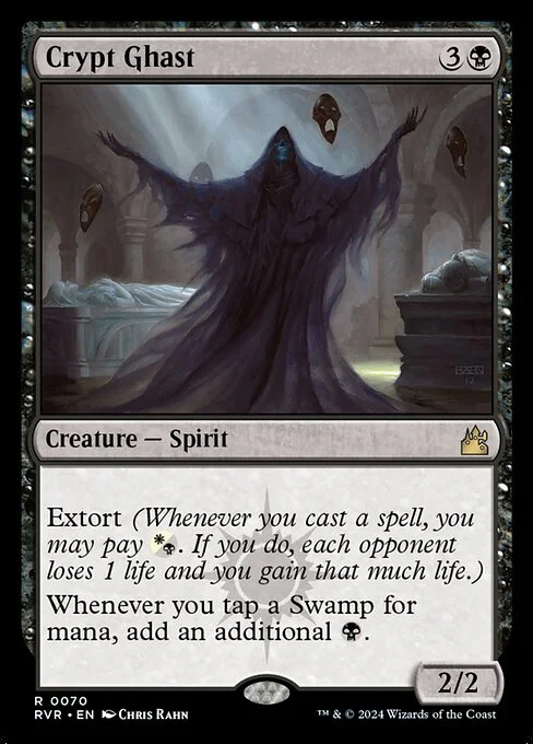 Crypt Ghast, carta Magic di tipo Creature — Spirit illustrata da Chris Rahn