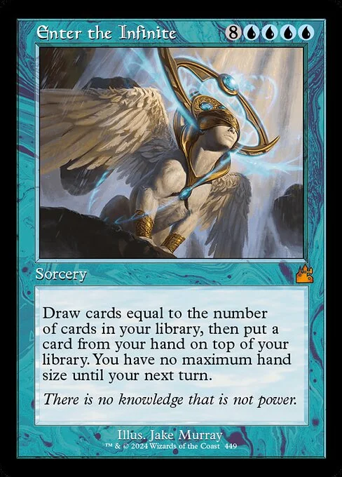 Enter the Infinite, carta Magic di tipo Sorcery illustrata da Jake Murray