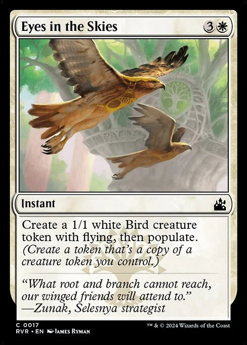 Eyes in the Skies, carta Magic di tipo Instant illustrata da James Ryman