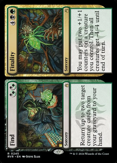 Find // Finality, carta Magic di tipo Sorcery // Sorcery illustrata da Steve Ellis