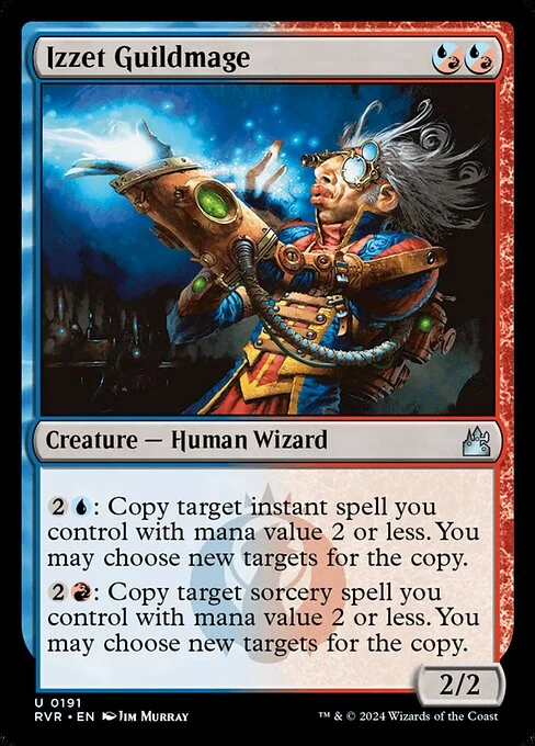 Izzet Guildmage, carta Magic di tipo Creature — Human Wizard illustrata da Jim Murray
