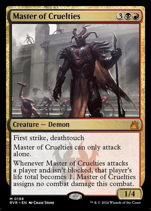 Master of Cruelties, carta Magic di tipo Creature — Demon illustrata da Chase Stone