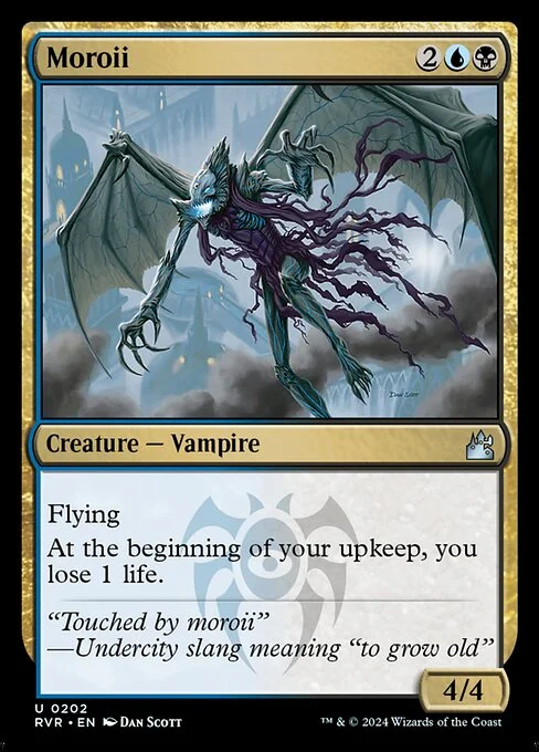 Moroii, carta Magic di tipo Creature — Vampire illustrata da Dan Murayama Scott
