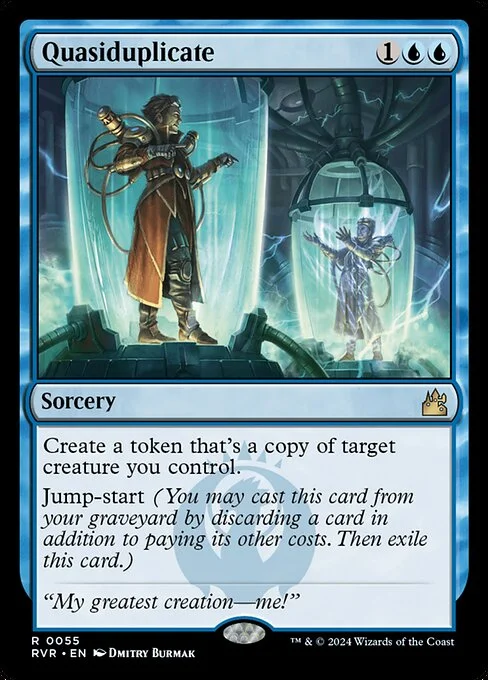 Quasiduplicate, carta Magic di tipo Sorcery illustrata da Dmitry Burmak