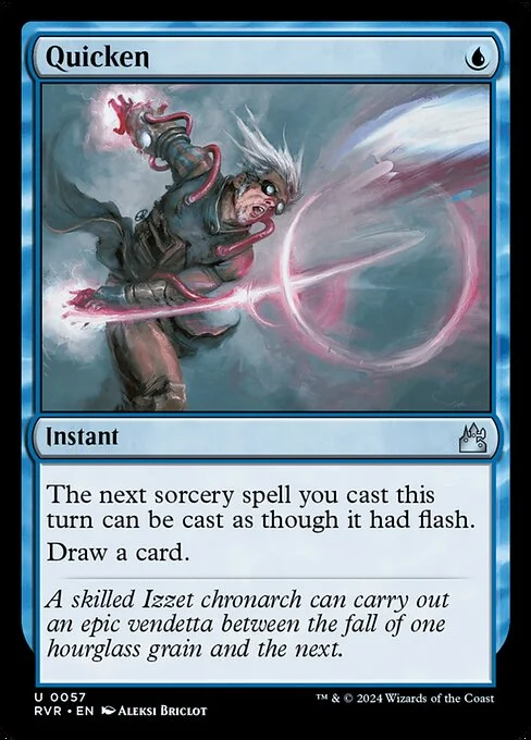 Quicken, carta Magic di tipo Instant illustrata da Aleksi Briclot