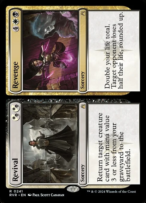 Revival // Revenge, carta Magic di tipo Sorcery // Sorcery illustrata da Paul Scott Canavan