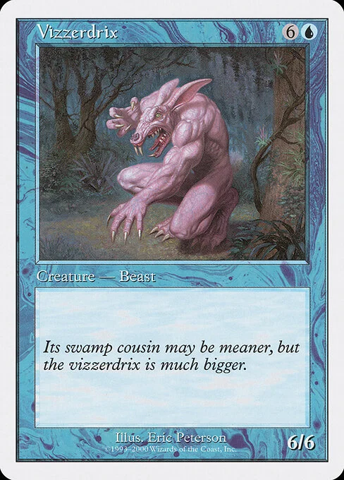 Vizzerdrix, carta Magic di tipo Creature — Rabbit Beast illustrata da Eric Peterson