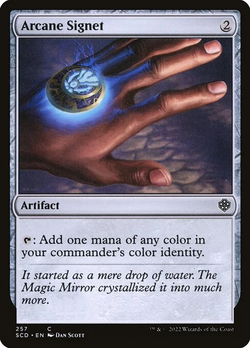 Arcane Signet, carta Magic di tipo Artifact illustrata da Dan Murayama Scott