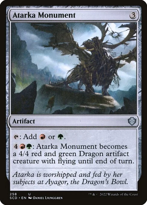 Atarka Monument, carta Magic di tipo Artifact illustrata da Daniel Ljunggren