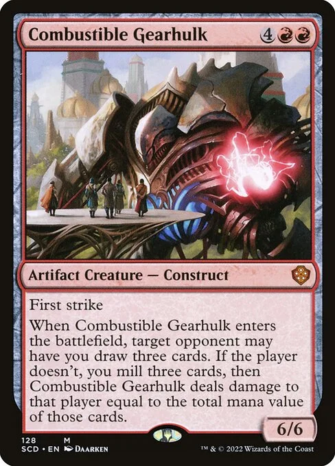 Combustible Gearhulk, carta Magic di tipo Artifact Creature — Construct illustrata da Daarken