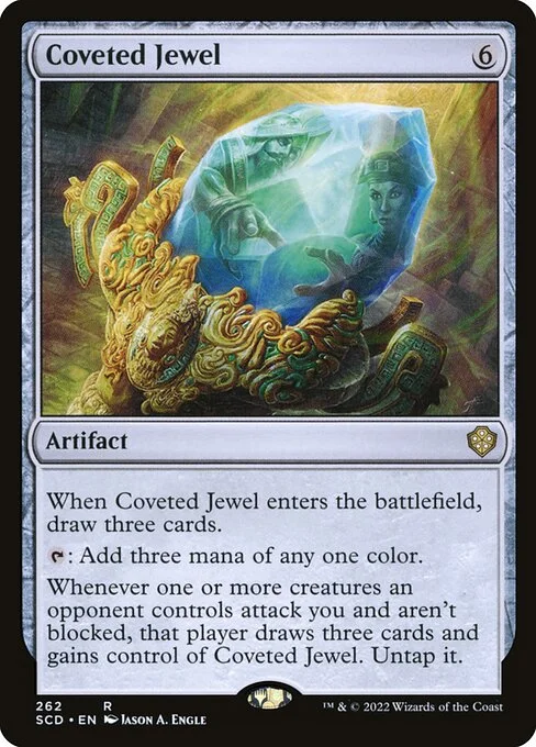 Coveted Jewel, carta Magic di tipo Artifact illustrata da Jason A. Engle