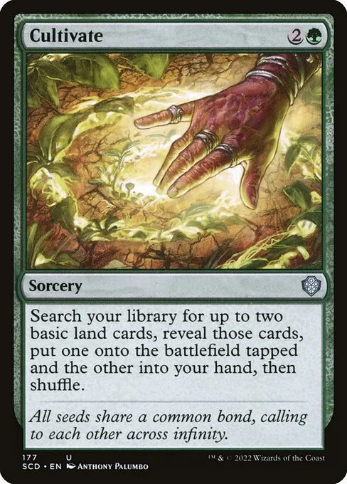 Cultivate, carta Magic di tipo Sorcery illustrata da Anthony Palumbo