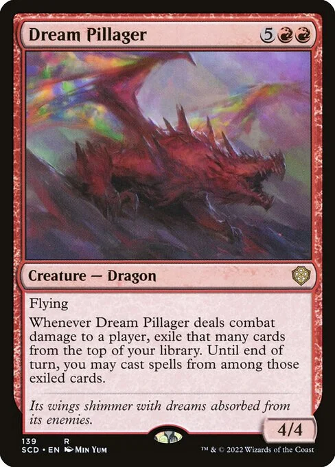 Dream Pillager, carta Magic di tipo Creature — Dragon illustrata da Min Yum