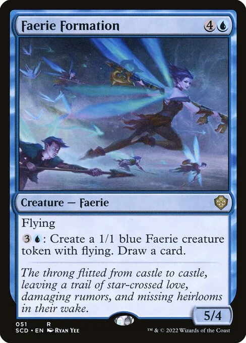Faerie Formation, carta Magic di tipo Creature — Faerie illustrata da Ryan Yee