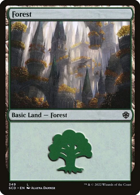 Forest, carta Magic di tipo Basic Land — Forest illustrata da Alayna Danner