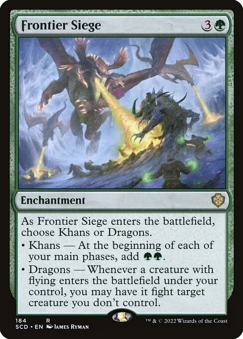 Frontier Siege, carta Magic di tipo Enchantment illustrata da James Ryman