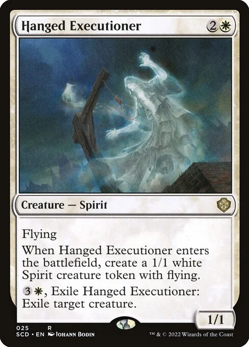 Hanged Executioner, carta Magic di tipo Creature — Spirit illustrata da Johann Bodin