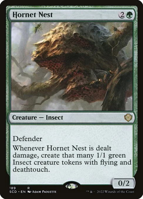 Hornet Nest, carta Magic di tipo Creature — Insect illustrata da Adam Paquette