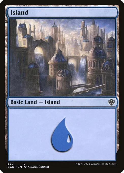 Island, carta Magic di tipo Basic Land — Island illustrata da Alayna Danner