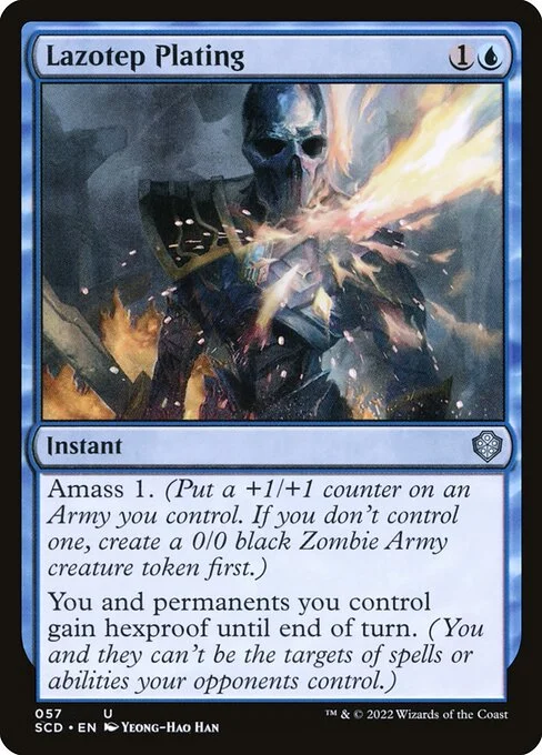 Lazotep Plating, carta Magic di tipo Instant illustrata da Yeong-Hao Han