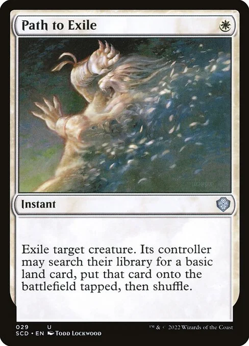 Path to Exile, carta Magic di tipo Instant illustrata da Todd Lockwood