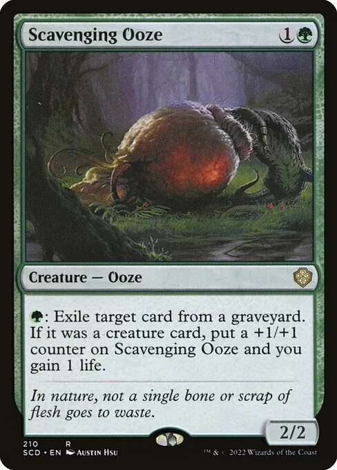 Scavenging Ooze, carta Magic di tipo Creature — Ooze illustrata da Austin Hsu