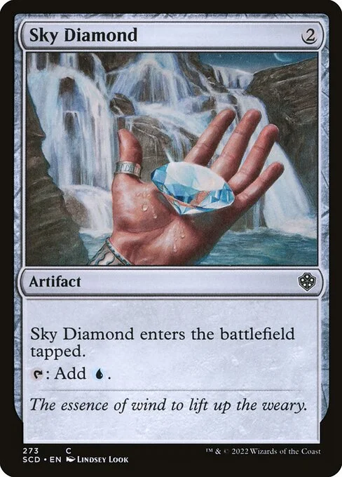 Sky Diamond, carta Magic di tipo Artifact illustrata da Lindsey Look