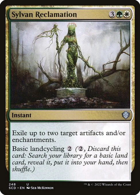 Sylvan Reclamation, carta Magic di tipo Instant illustrata da Seb McKinnon