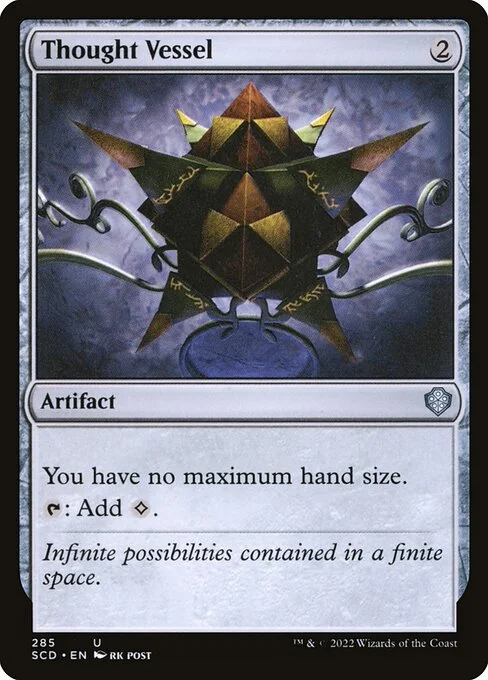 Thought Vessel, carta Magic di tipo Artifact illustrata da rk post