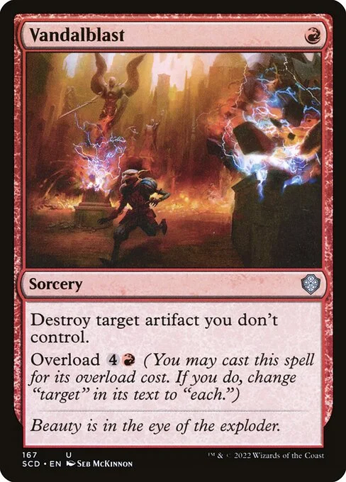 Vandalblast, carta Magic di tipo Sorcery illustrata da Seb McKinnon
