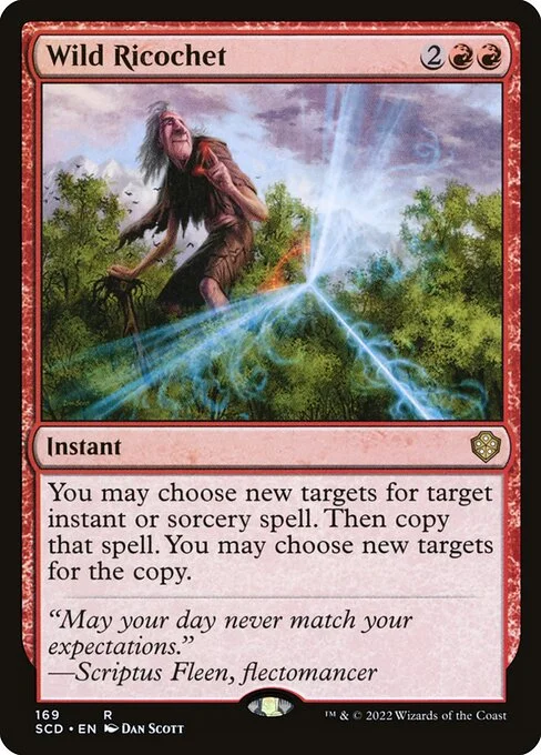Wild Ricochet, carta Magic di tipo Instant illustrata da Dan Murayama Scott