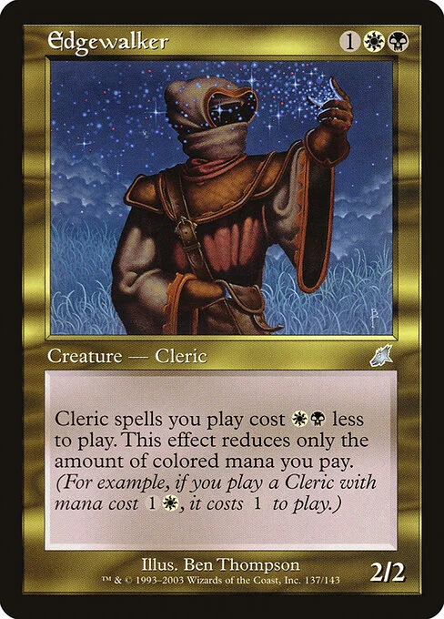 Edgewalker, carta Magic di tipo Creature — Human Cleric illustrata da Ben Thompson