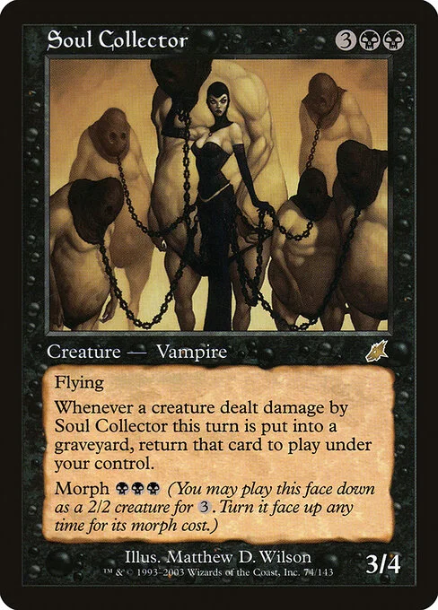 Soul Collector, carta Magic di tipo Creature — Vampire illustrata da Matthew D. Wilson