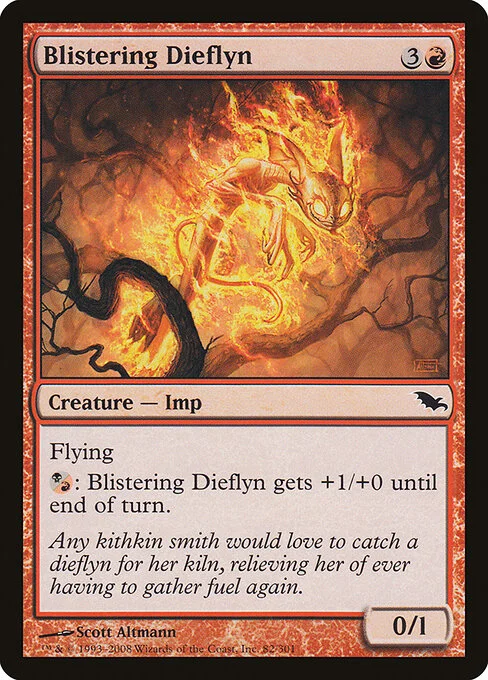 Blistering Dieflyn, carta Magic di tipo Creature — Imp illustrata da Scott Altmann