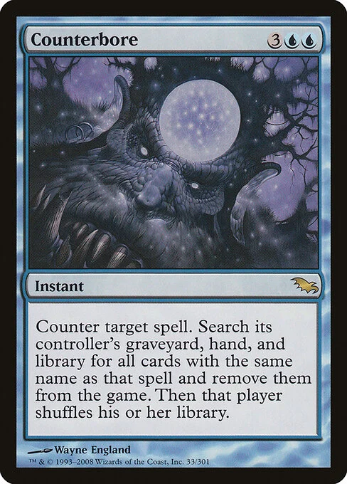 Counterbore, carta Magic di tipo Instant illustrata da Wayne England
