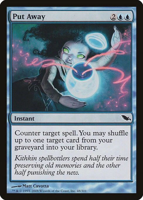 Put Away, carta Magic di tipo Instant illustrata da Matt Cavotta