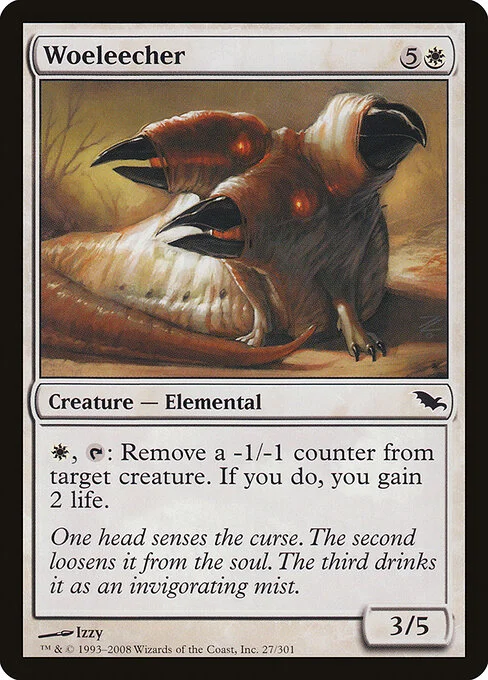 Woeleecher, carta Magic di tipo Creature — Elemental illustrata da Izzy