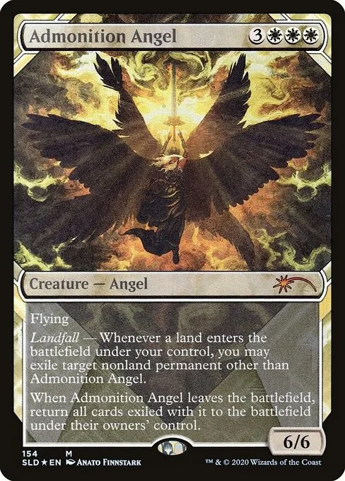 Admonition Angel, carta Magic di tipo Creature — Angel illustrata da Anato Finnstark