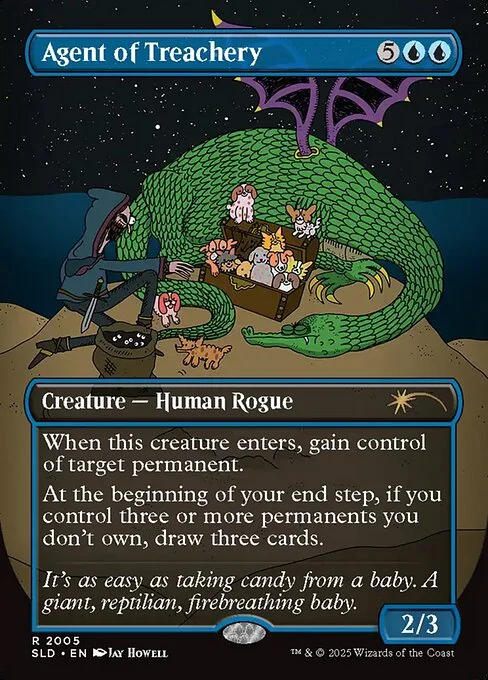 Agent of Treachery, carta Magic di tipo Creature — Human Rogue illustrata da Jay Howell