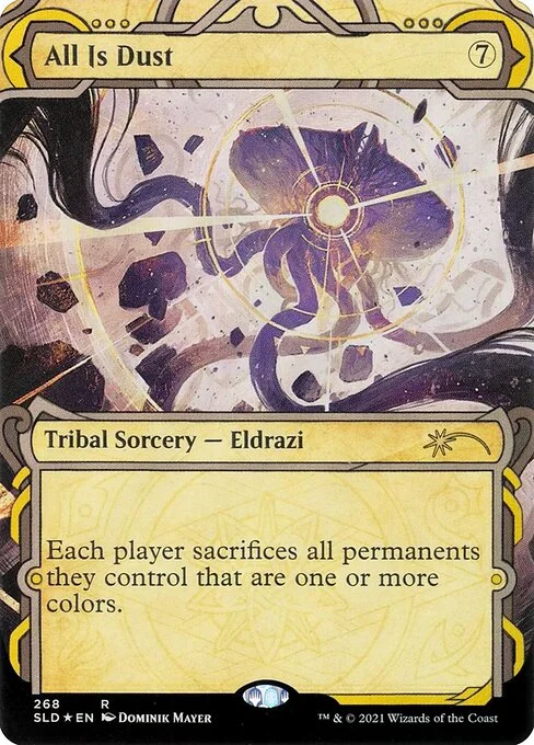 All Is Dust, carta Magic di tipo Kindred Sorcery — Eldrazi illustrata da Dominik Mayer